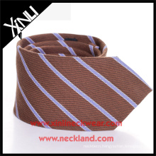 Small Business Ideas 100% Handmade Silk Woven Stripe Tie Men Accessories for Neck